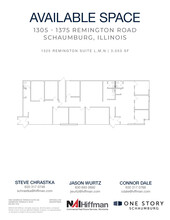 1305 Remington Rd, Schaumburg, IL en alquiler Plano de la planta- Imagen 1 de 2