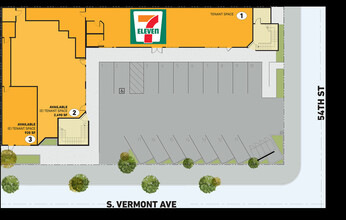 5318 S Vermont Ave, Los Angeles, CA en alquiler Plano de la planta- Imagen 1 de 2