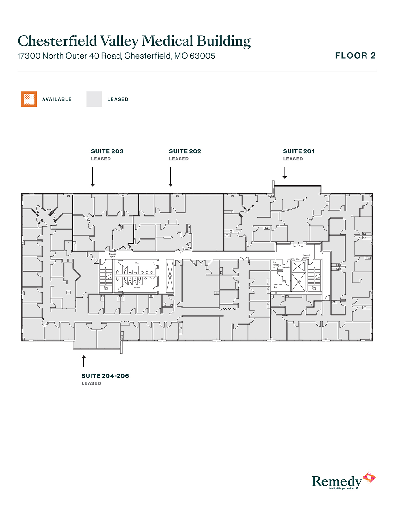 17300 N Outer Forty, Chesterfield, MO en alquiler Plano de la planta- Imagen 1 de 1