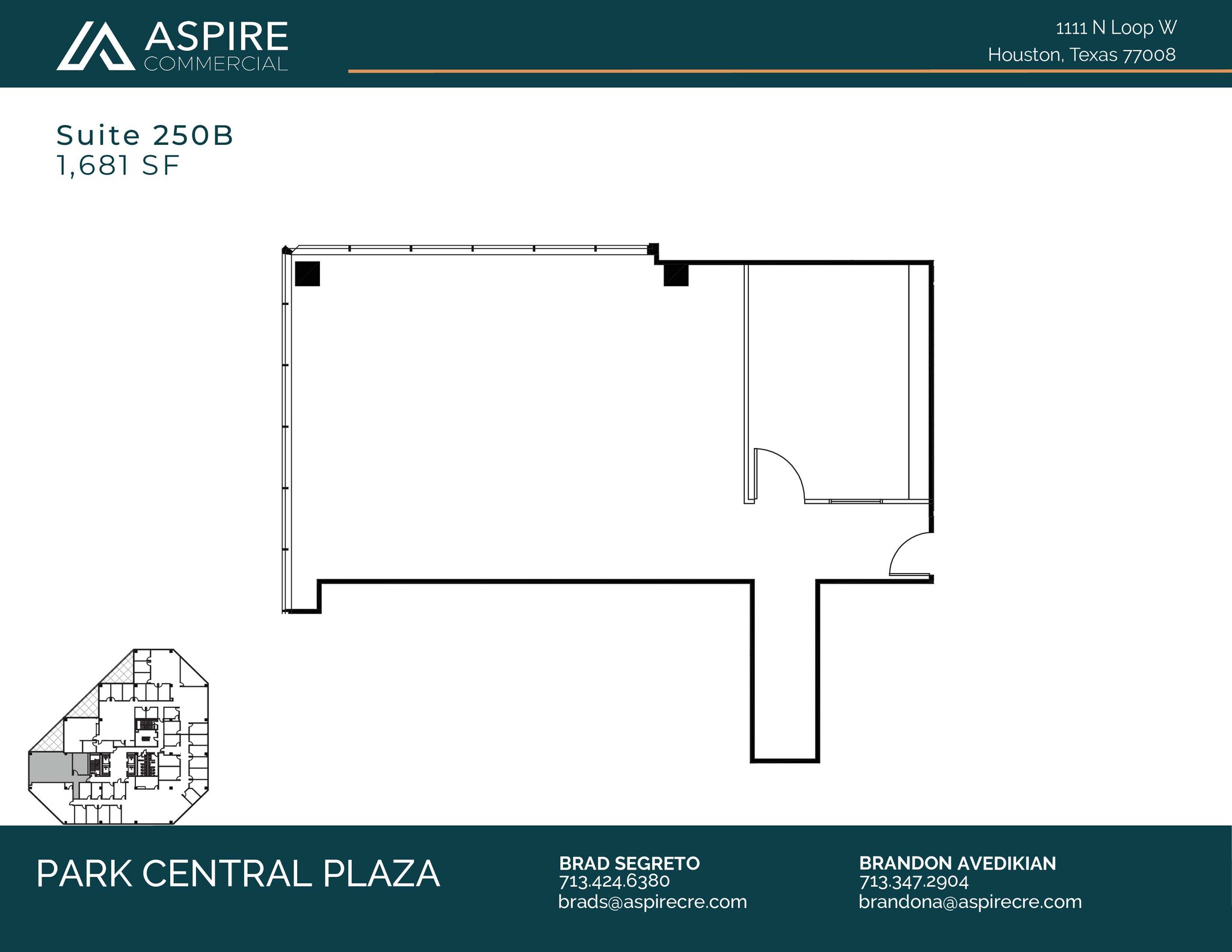 1111 N Loop W, Houston, TX en alquiler Plano de la planta- Imagen 1 de 1