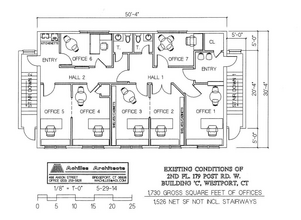 175-179 Post Rd W, Westport, CT en alquiler Plano de la planta- Imagen 1 de 4