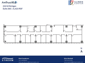 233 N Michigan Ave, Chicago, IL en alquiler Plano de la planta- Imagen 1 de 1