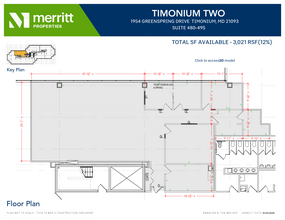 1966 Greenspring Dr, Timonium, MD en alquiler Plano de la planta- Imagen 1 de 1