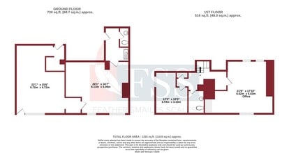 22 High Skellgate, Ripon en alquiler Plano de la planta- Imagen 1 de 12