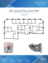 2001 Gateway Pl, San Jose, CA en alquiler Plano de la planta- Imagen 1 de 1