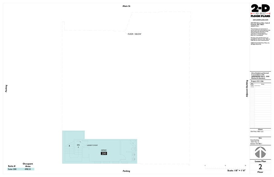 10027 Main St, Bothell, WA en alquiler - Plano del sitio - Imagen 2 de 6