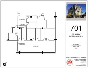 701 Lee St, Des Plaines, IL en alquiler Plano de la planta- Imagen 1 de 11