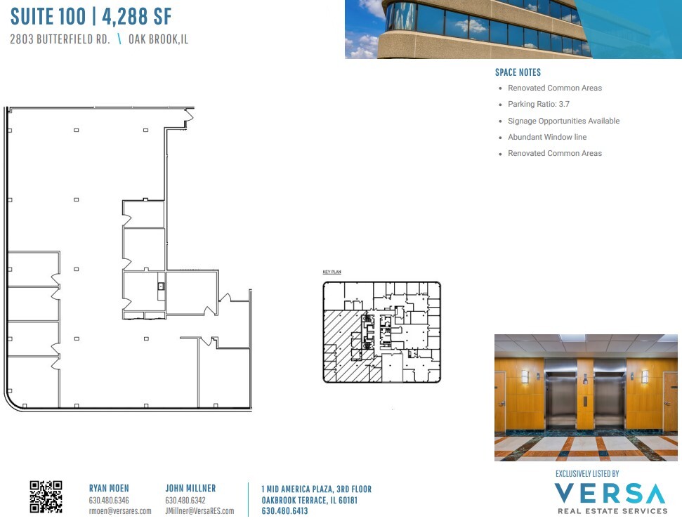 2707 Butterfield Rd, Oak Brook, IL en alquiler Plano de la planta- Imagen 1 de 1