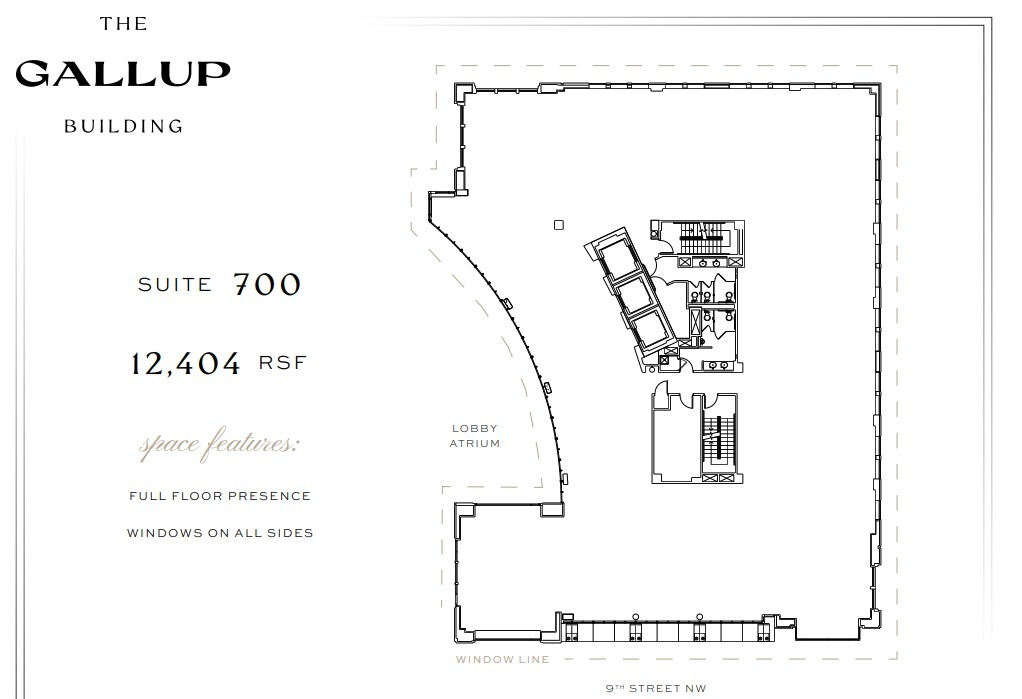 901 F St NW, Washington, DC en alquiler Plano de la planta- Imagen 1 de 1