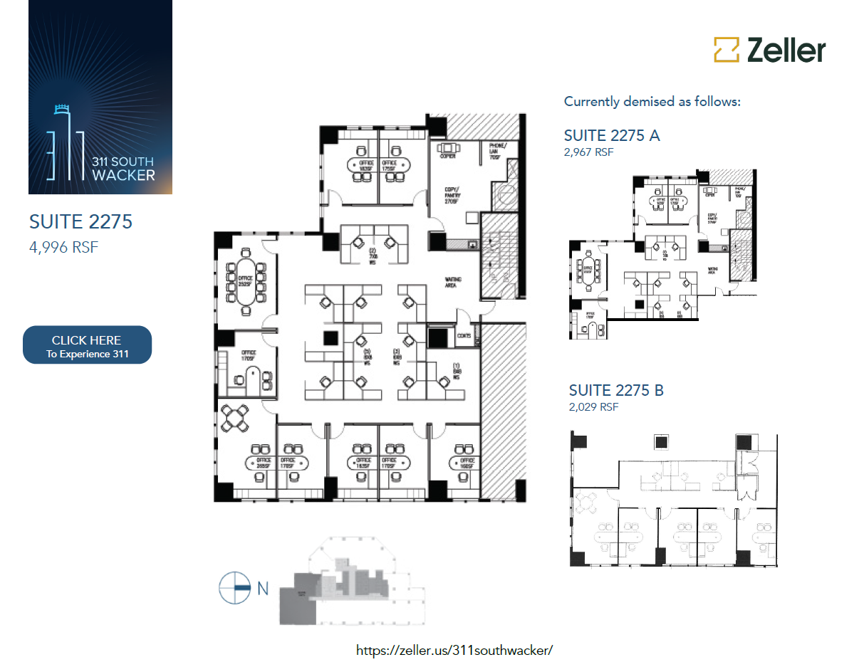 311 S Wacker Dr, Chicago, IL en alquiler Plano de la planta- Imagen 1 de 1