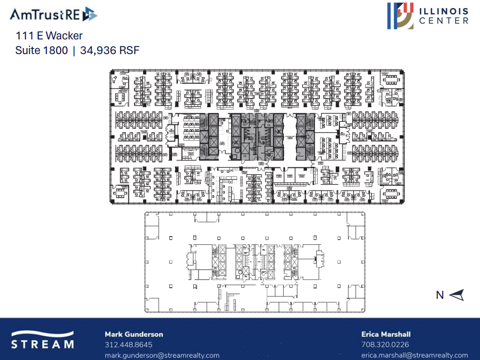 111 E Wacker Dr, Chicago, IL en alquiler Plano de la planta- Imagen 1 de 1