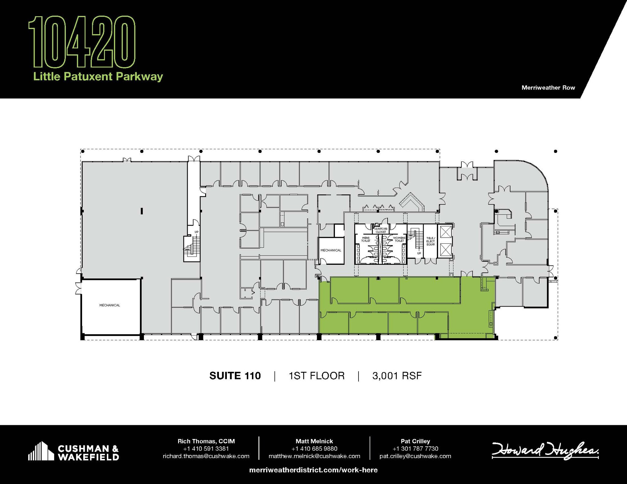 10480 Little Patuxent Pky, Columbia, MD en alquiler Plano de la planta- Imagen 1 de 1