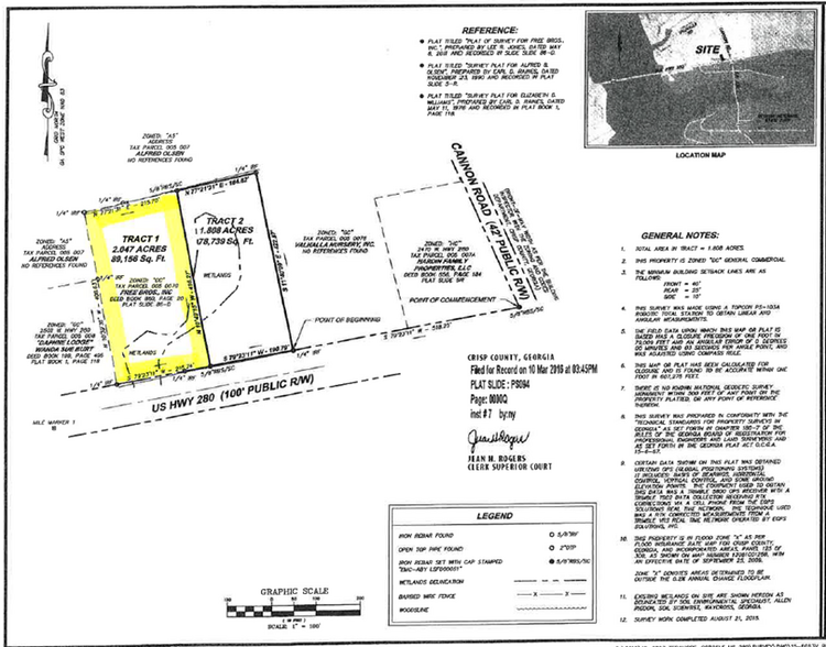 US Hwy 280, Cordele, GA en venta - Plano de solar - Imagen 2 de 2