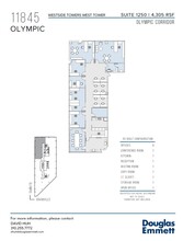 11845 W Olympic Blvd, Los Angeles, CA en alquiler Plano de la planta- Imagen 1 de 1