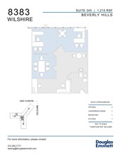 8383 Wilshire Blvd, Beverly Hills, CA en alquiler Plano de la planta- Imagen 1 de 1