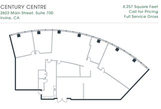 2601-2603 Main St, Irvine, CA en alquiler Plano de la planta- Imagen 1 de 1