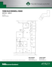 11390 Old Roswell Rd, Alpharetta, GA en alquiler Plano del sitio- Imagen 2 de 2