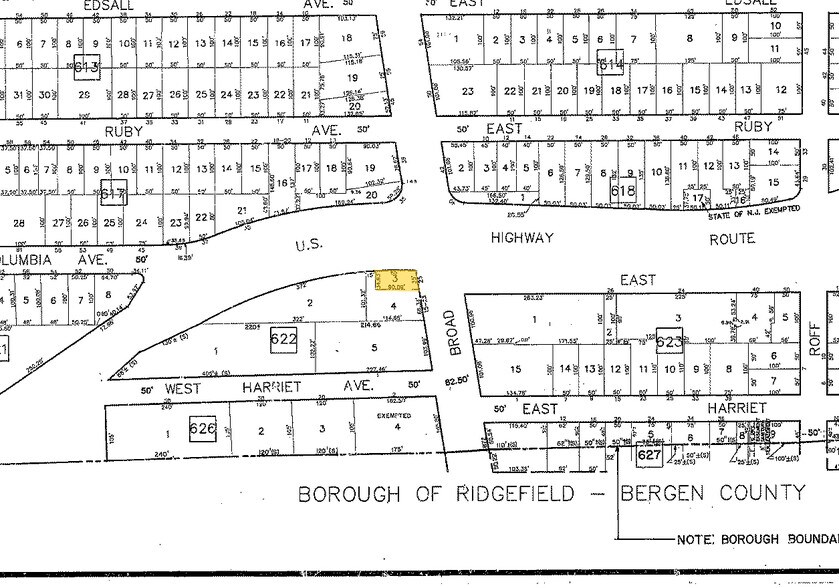 25 Broad Ave, Palisades Park, NJ en alquiler - Plano de solar - Imagen 2 de 4