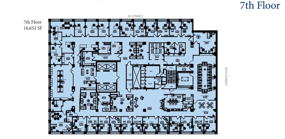 1156 15th St NW, Washington, DC en alquiler Plano de la planta- Imagen 1 de 1