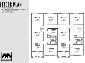 6220 Campbell Rd, Dallas, TX en alquiler Plano de la planta- Imagen 1 de 1