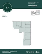 6 Montgomery Village Ave, Gaithersburg, MD en alquiler Plano de la planta- Imagen 1 de 2