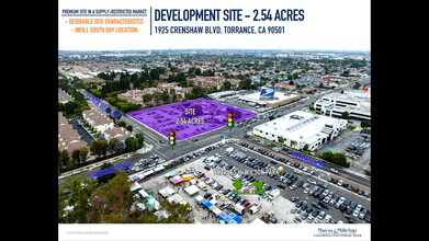 1925 Crenshaw Blvd, Torrance, CA - VISTA AÉREA  vista de mapa - Image1