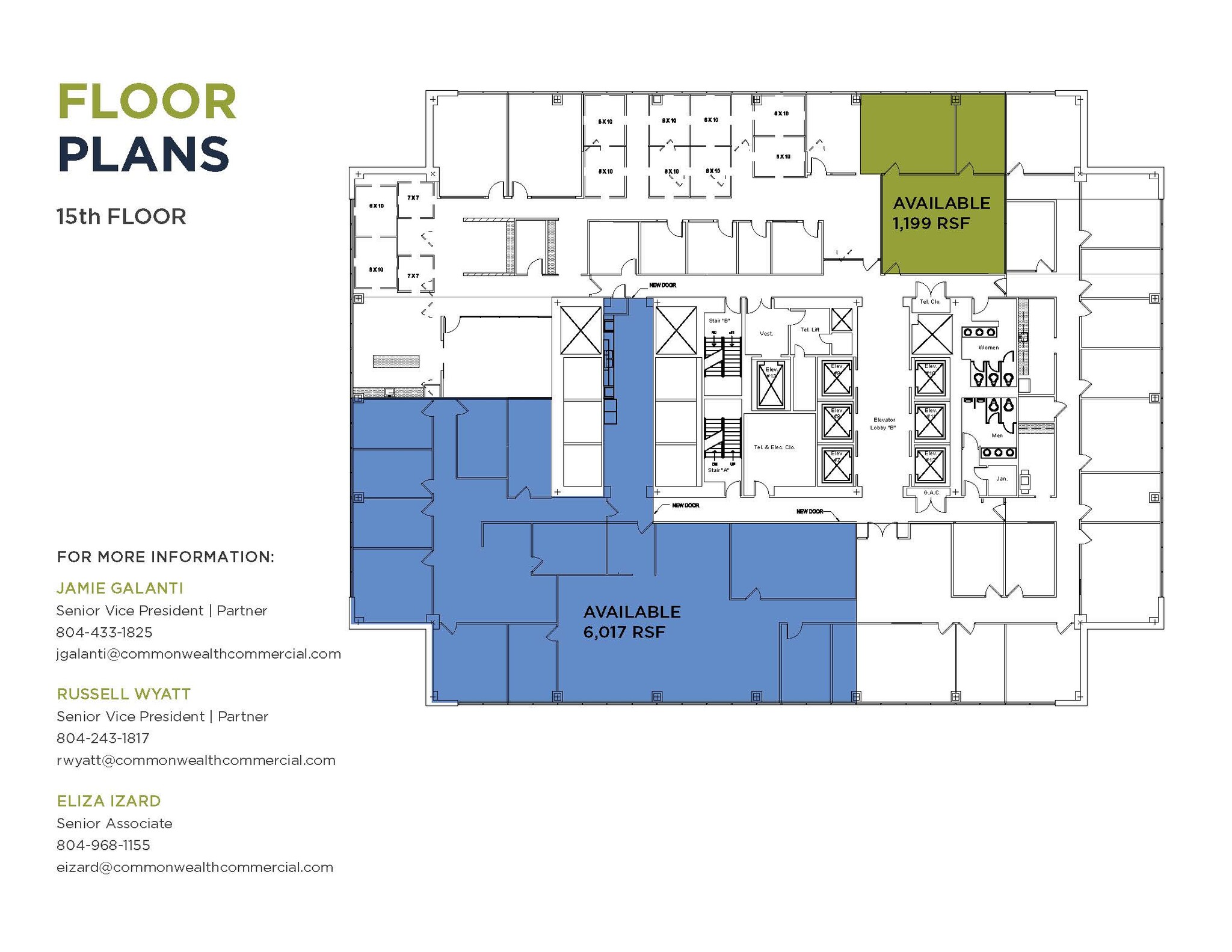 919 E Main St, Richmond, VA en alquiler Plano de la planta- Imagen 1 de 1