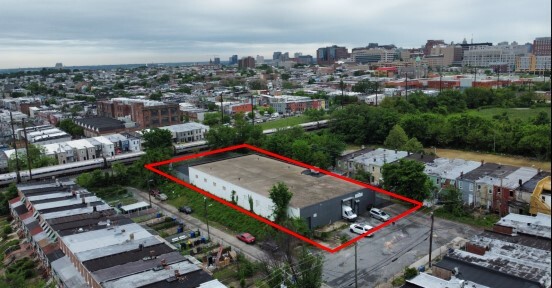 1001 N Rose St, Baltimore, MD en venta - Vista aérea - Imagen 1 de 6