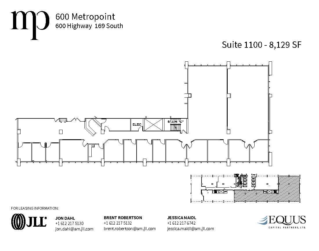 600 Highway 169 S, Saint Louis Park, MN en alquiler Plano de la planta- Imagen 1 de 1