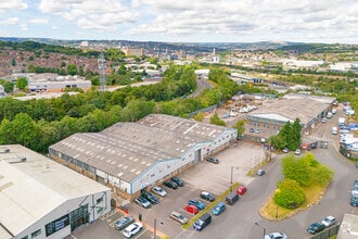 Parkway Close, Sheffield, SYK - Aérea vista de mapa