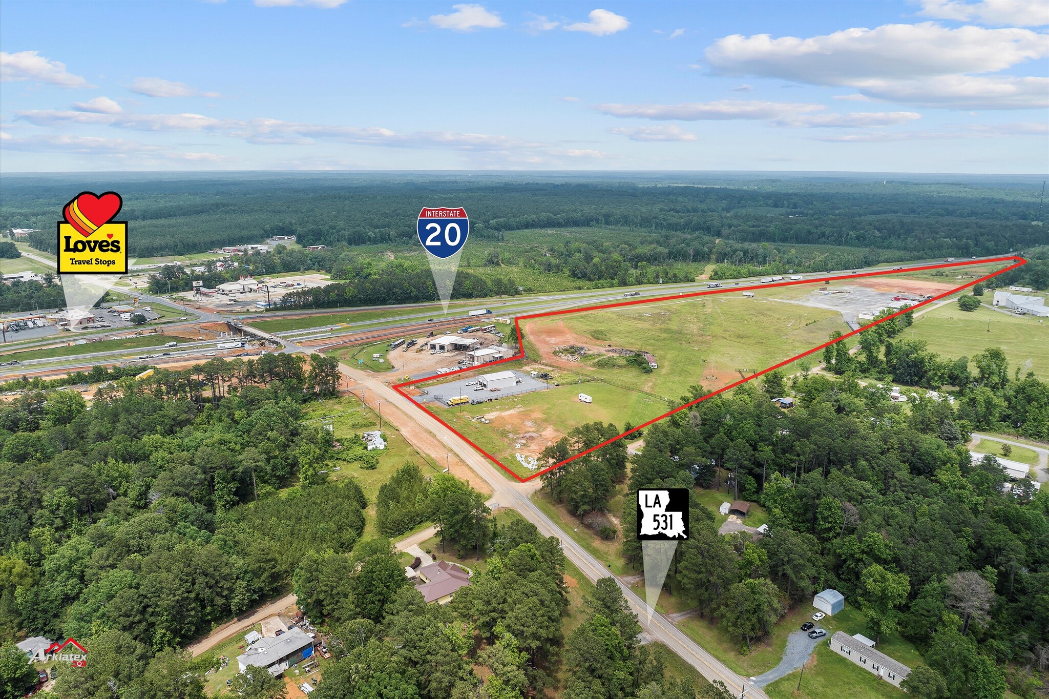 1839 Highway 531, Minden, LA en venta Vista aérea- Imagen 1 de 16