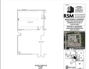 25500 Meadowbrook Rd, Novi, MI en alquiler Plano de la planta- Imagen 1 de 1