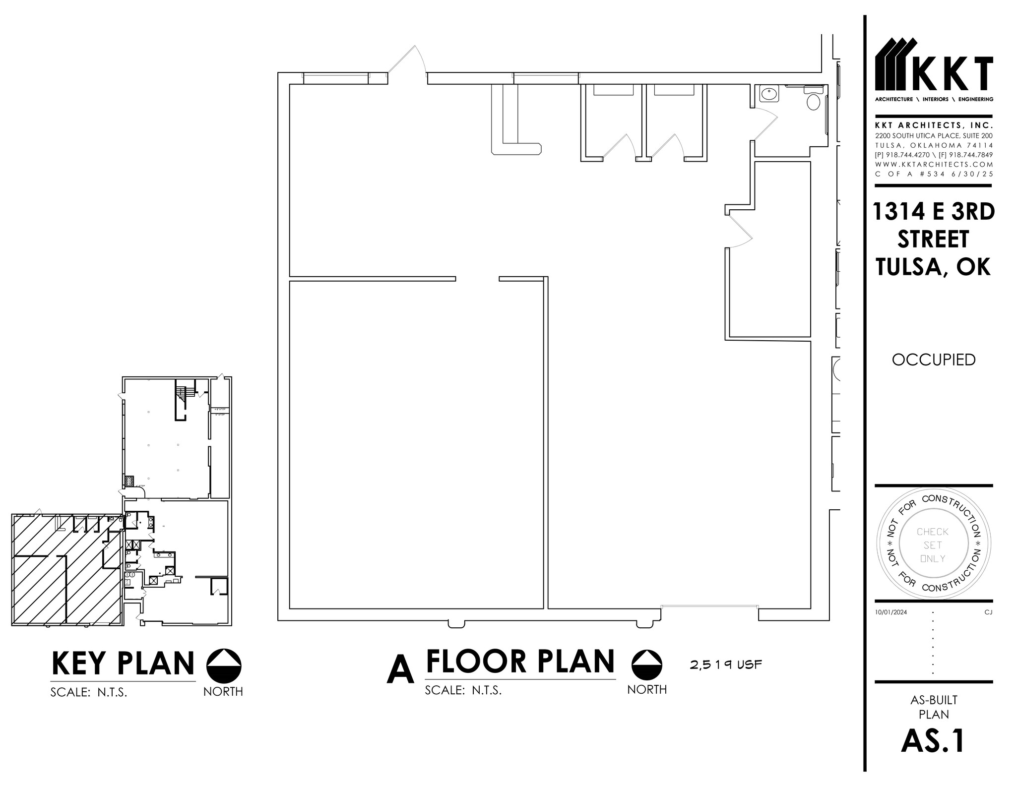 1314 E 3rd St, Tulsa, OK en alquiler Plano del sitio- Imagen 1 de 1