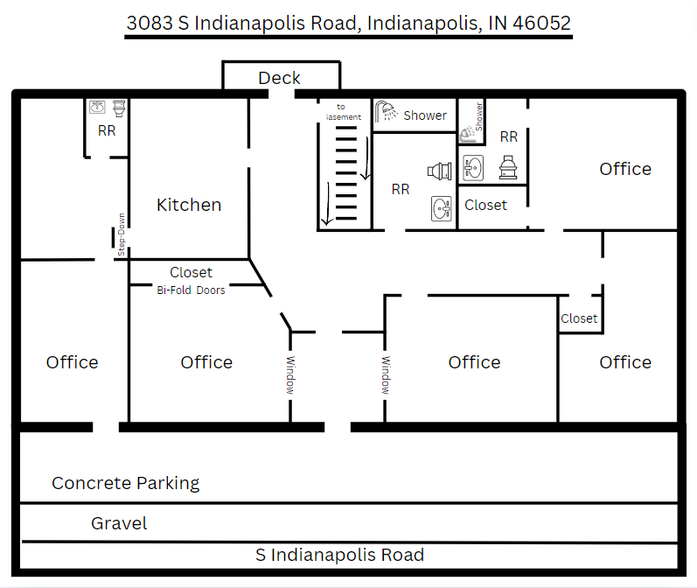 3083 S Indianapolis Rd, Lebanon, IN en alquiler - Plano de la planta - Imagen 2 de 4