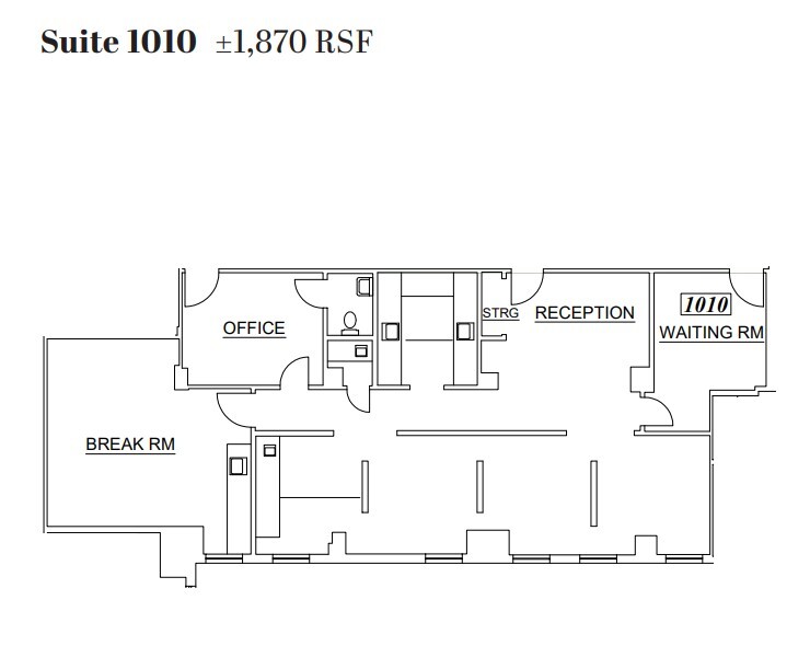 1624 Franklin St, Oakland, CA en alquiler Plano de la planta- Imagen 1 de 1