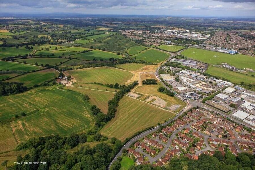 Bunford Hollow, Yeovil en venta - Vista aérea - Imagen 3 de 4