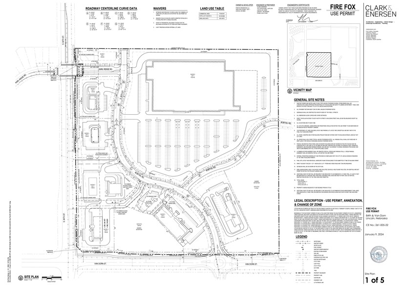 84th & Van Dorn, Lincoln, NE en alquiler - Plano del sitio - Imagen 2 de 2