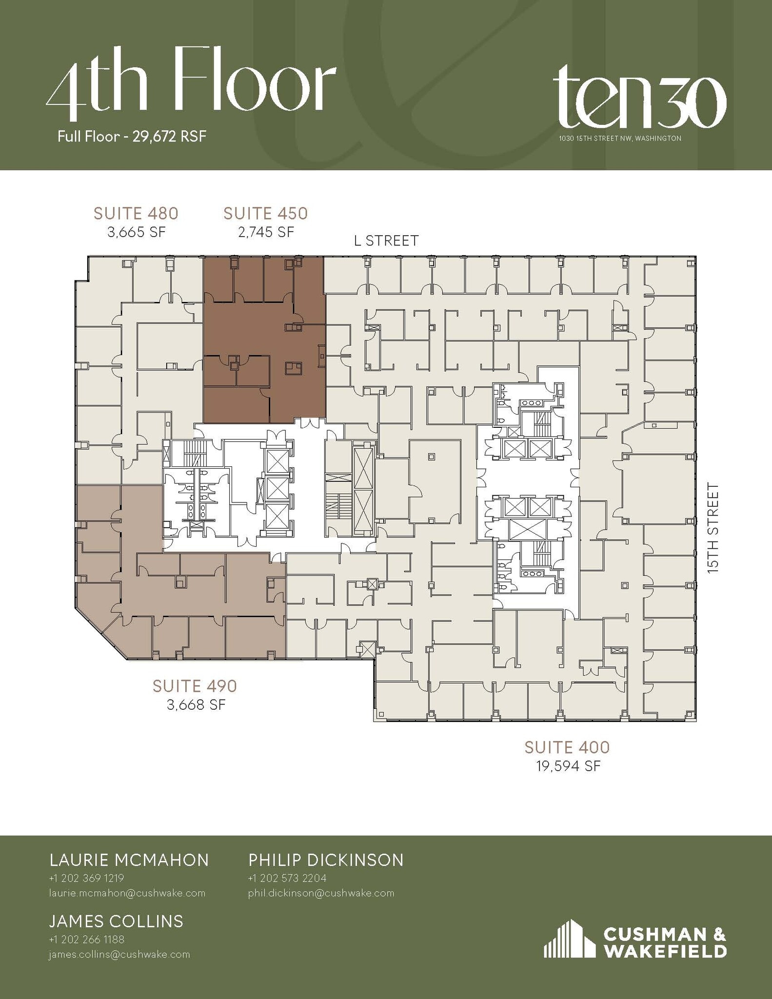 1030 15th St NW, Washington, DC en alquiler Plano de la planta- Imagen 1 de 1