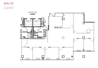 4520 East West Hwy, Bethesda, MD en alquiler Plano de la planta- Imagen 2 de 2