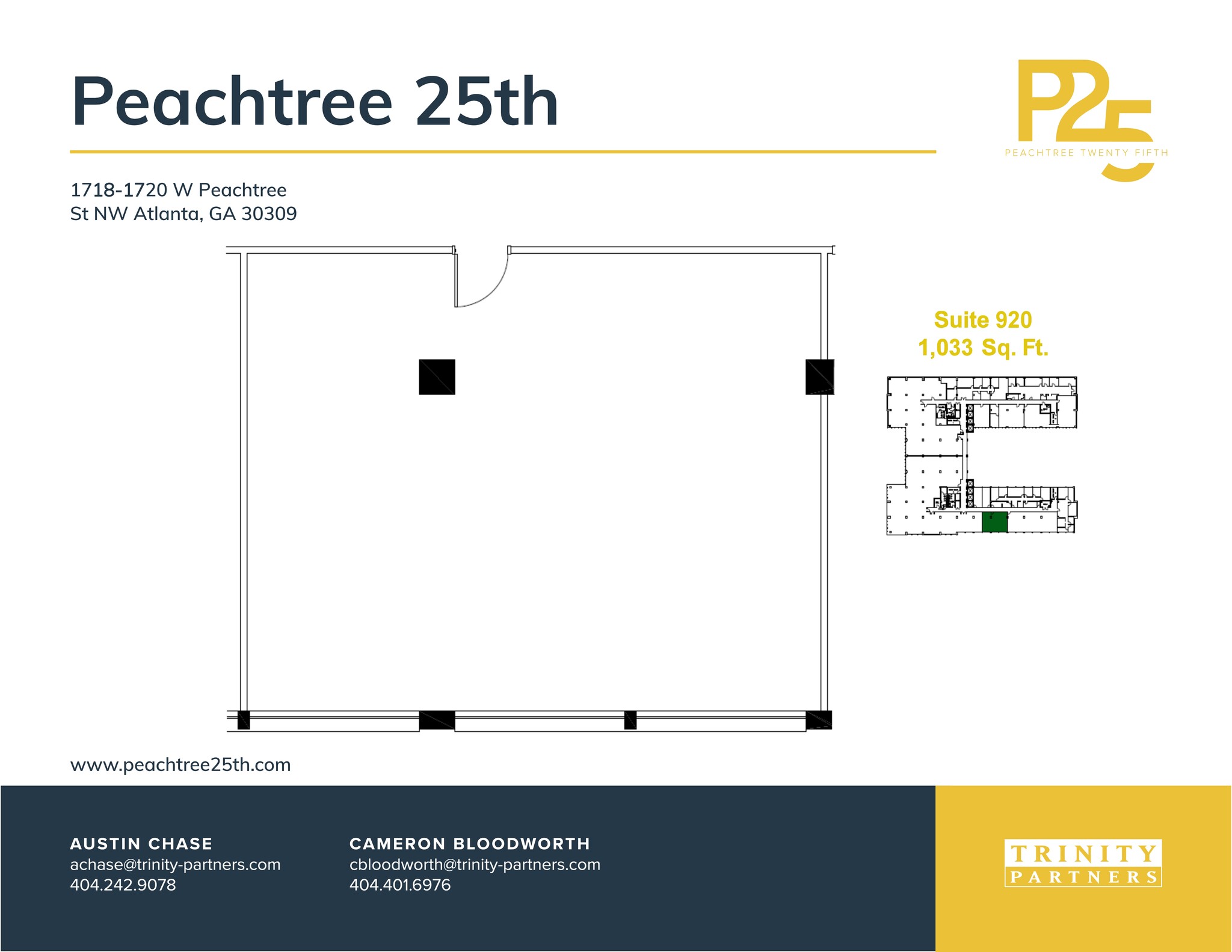 1718-1720 NW Peachtree St, Atlanta, GA en alquiler Plano del sitio- Imagen 1 de 1