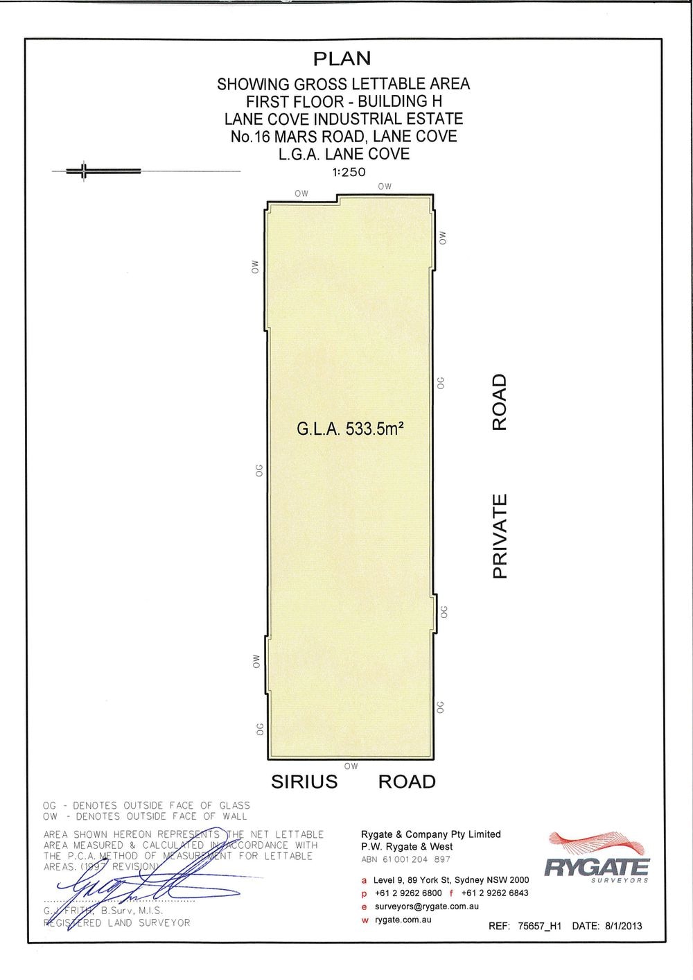 16 Mars Rd, Lane Cove West en alquiler Plano de la planta- Imagen 1 de 1