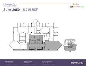 6 Concourse Pky NE, Atlanta, GA en alquiler Plano de la planta- Imagen 1 de 1