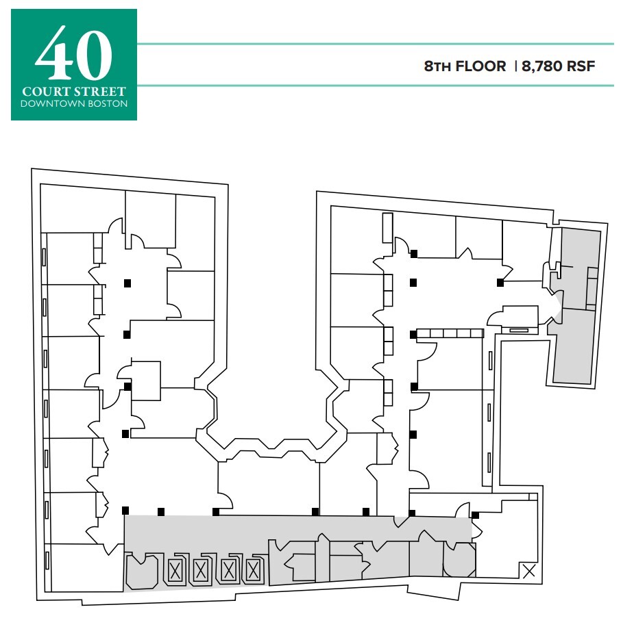 40 Court St, Boston, MA en alquiler Plano de la planta- Imagen 1 de 1