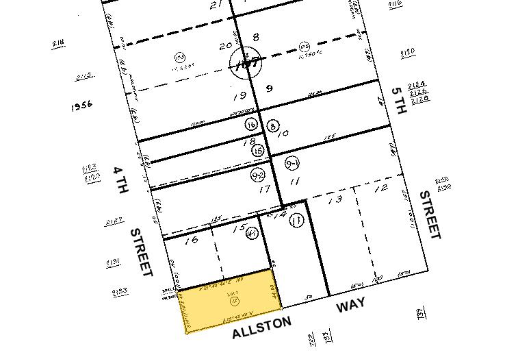 727 Allston Way, Berkeley, CA en alquiler - Plano de solar - Imagen 2 de 8