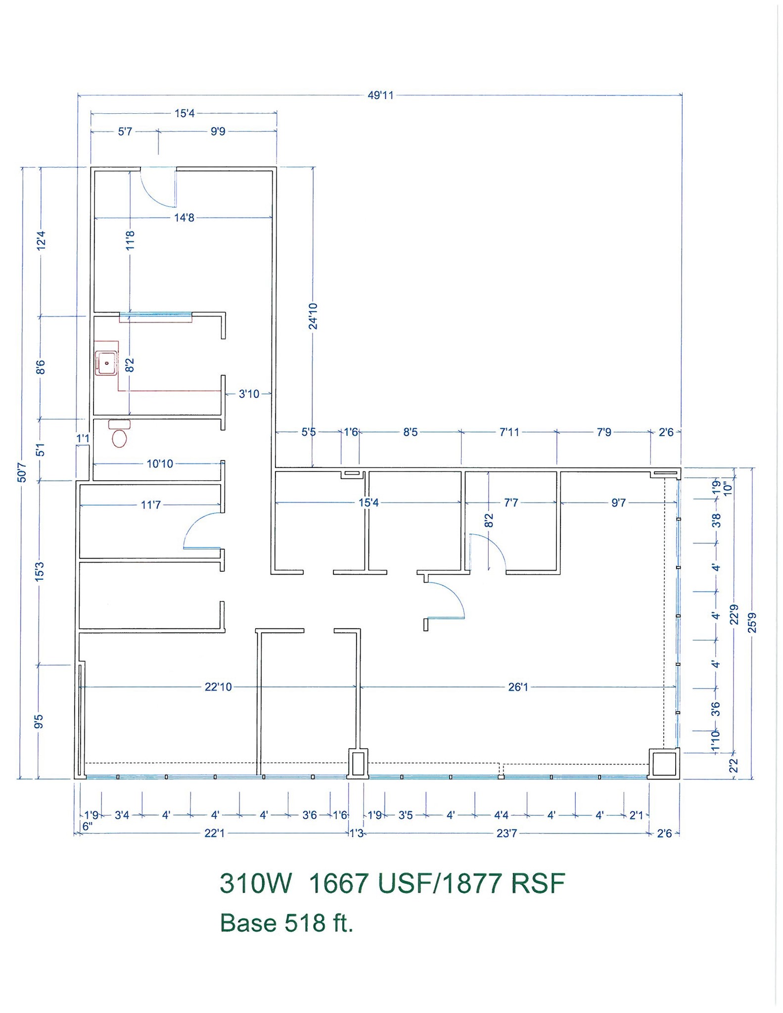 15565 Northland Dr, Southfield, MI en alquiler Plano de la planta- Imagen 1 de 1