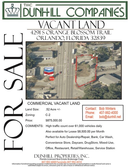 4291 S Orange Blossom Trl, Orlando, FL en venta - Foto del edificio - Imagen 2 de 3