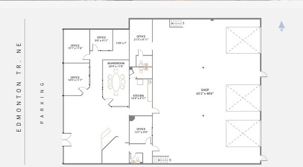 3920B Edmonton Trl NE, Calgary, AB en alquiler Plano de la planta- Imagen 1 de 1