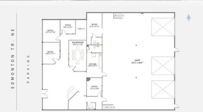 3920B Edmonton Trl NE, Calgary, AB en alquiler Plano de la planta- Imagen 1 de 1