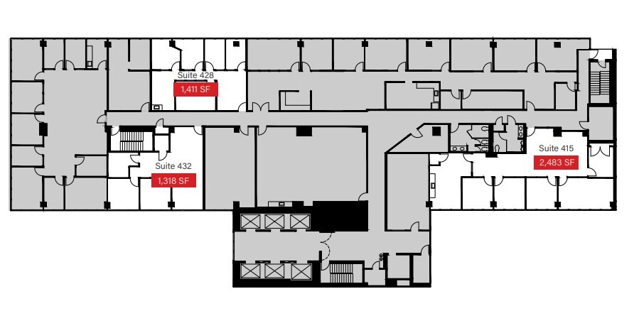 1330 Broadway, Oakland, CA en alquiler Plano de la planta- Imagen 1 de 1