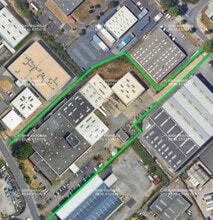 Nantes, LA - Aérea  vista de mapa